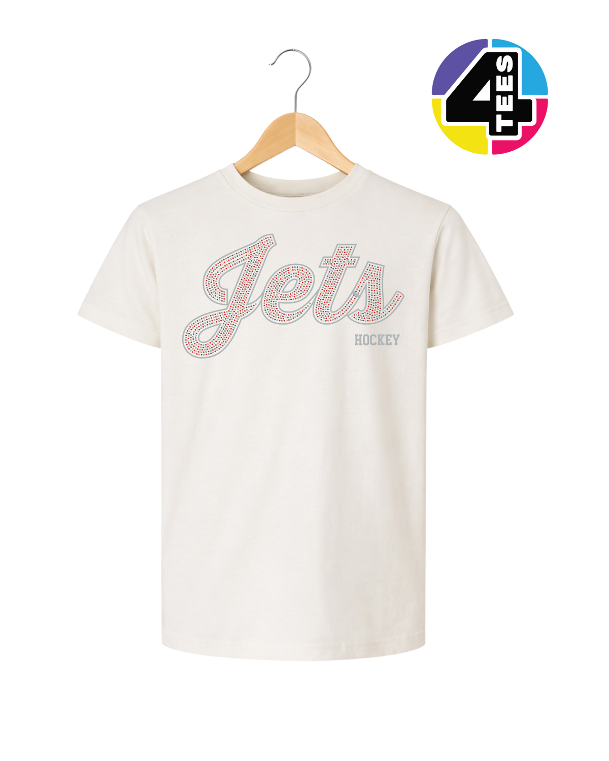Jets Spangle Hockey Youth Tee