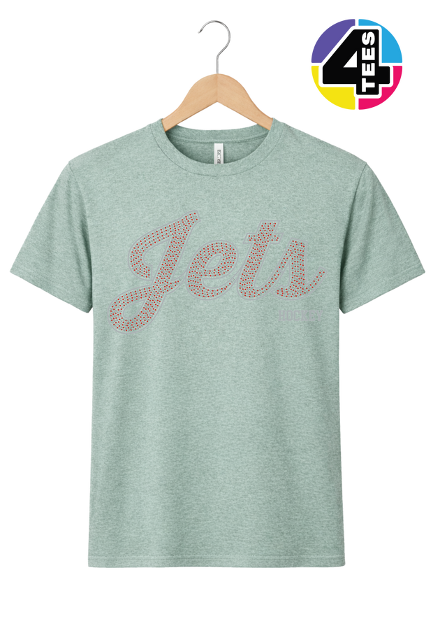 Jets Spangle Hockey Tee