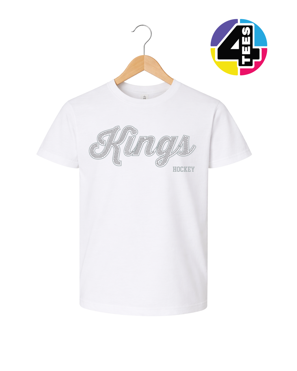 Kings Spangle Hockey Youth Tee