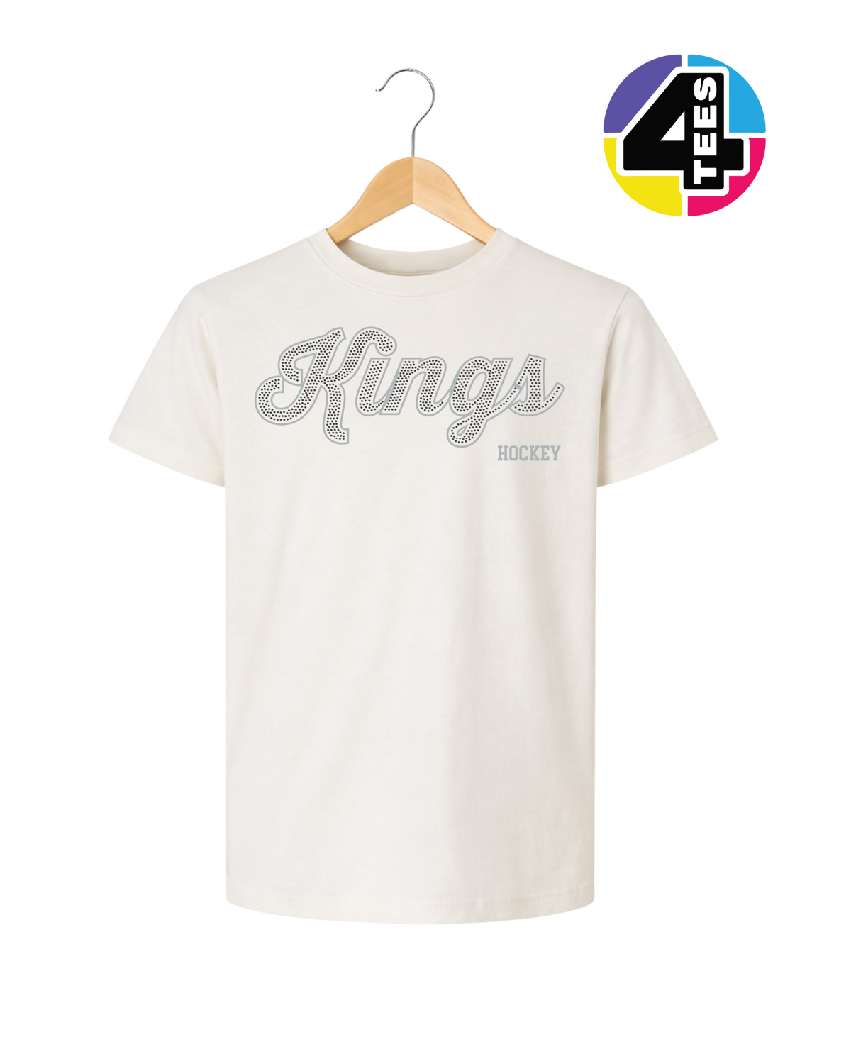 Kings Spangle Hockey Youth Tee