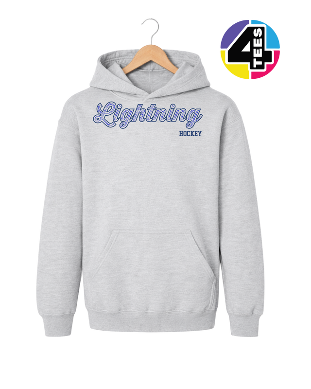 Lightning Spangle Hockey Youth Hoodie