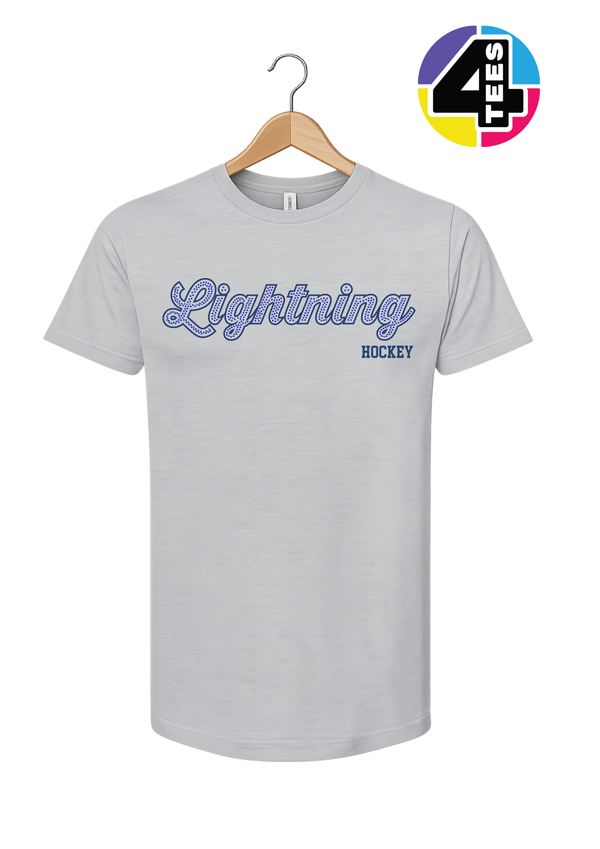 Lightning Spangle Hockey Tee