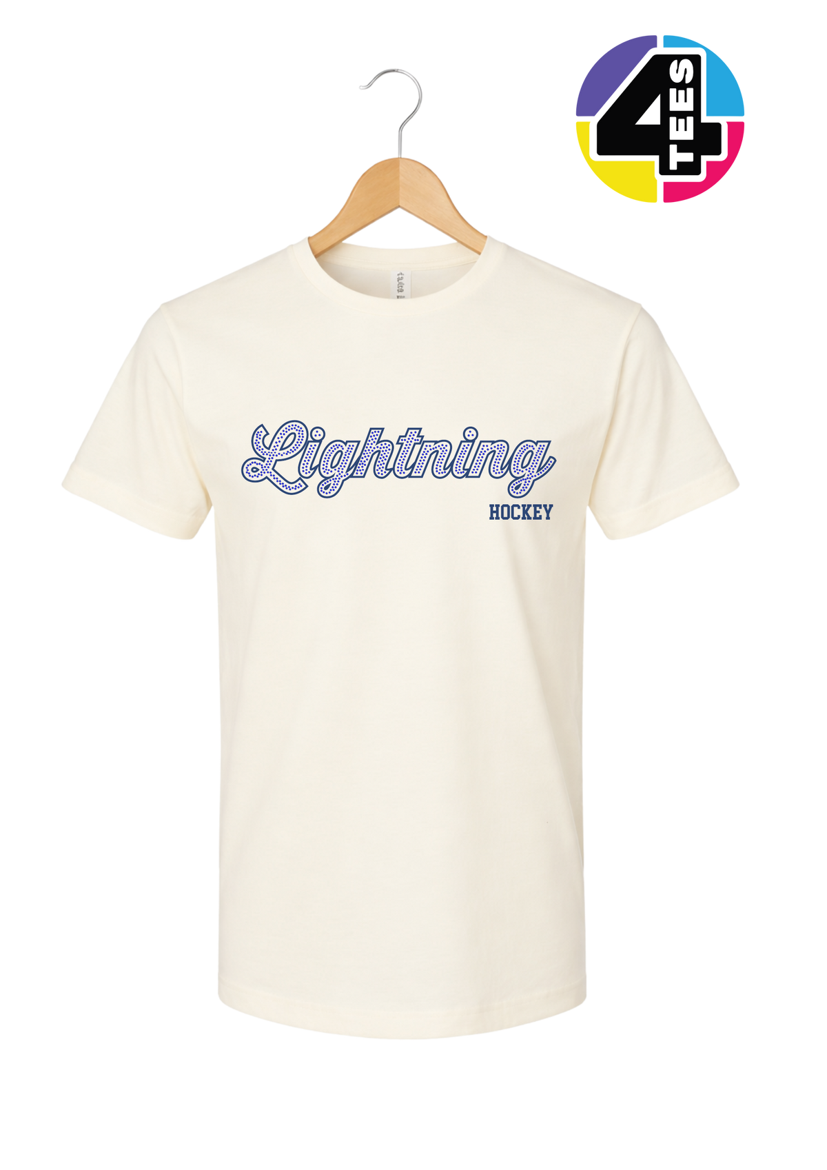 Lightning Spangle Hockey Tee