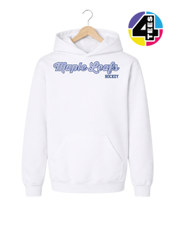Maple-Leaf Spangle Hockey Youth Hoodie