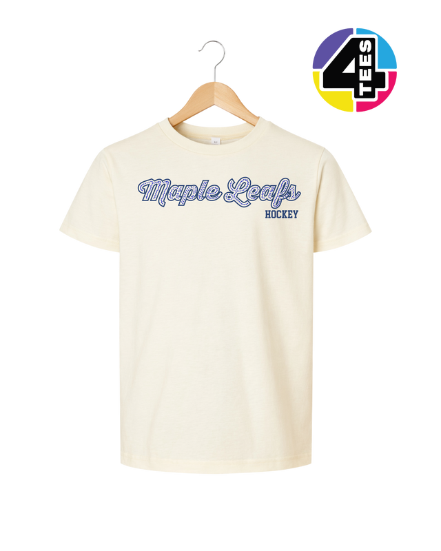 Maple-Leaf Spangle Hockey Youth Tee