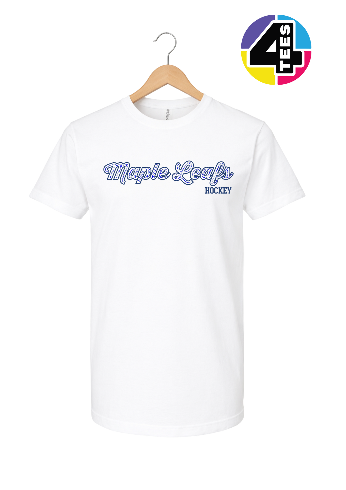 Maple-Leaf Spangle Hockey Tee