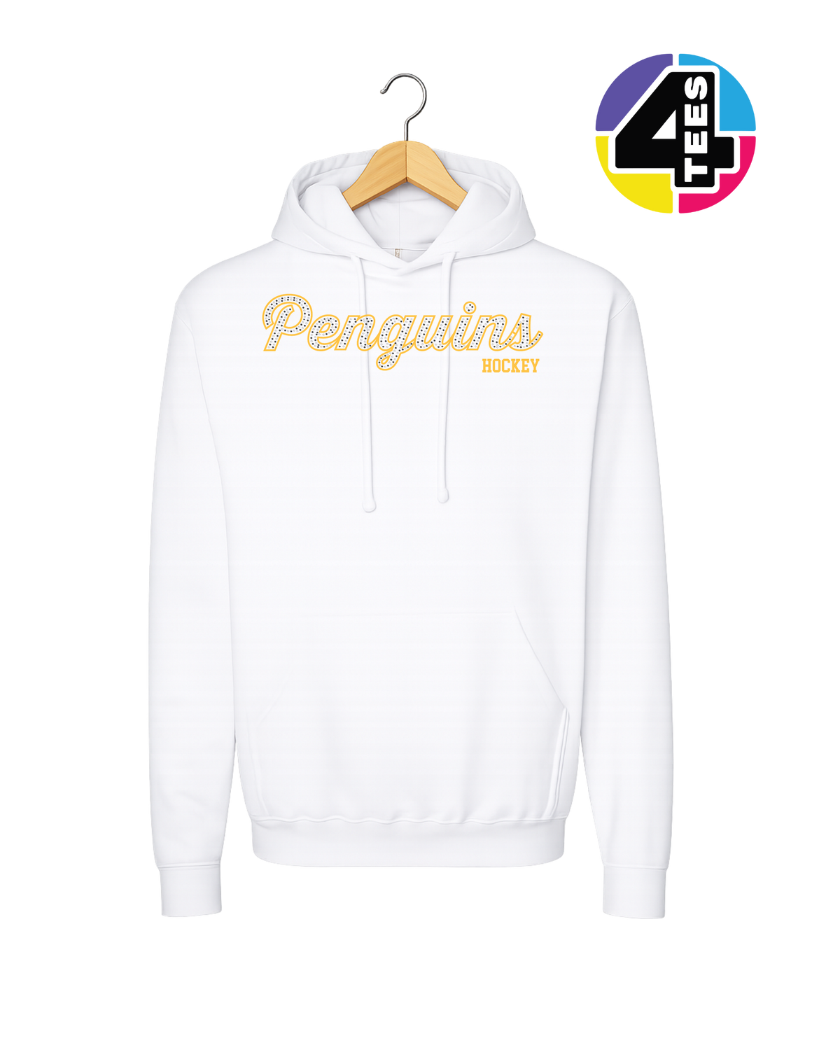 Penguins Spangle Hockey Hoodie
