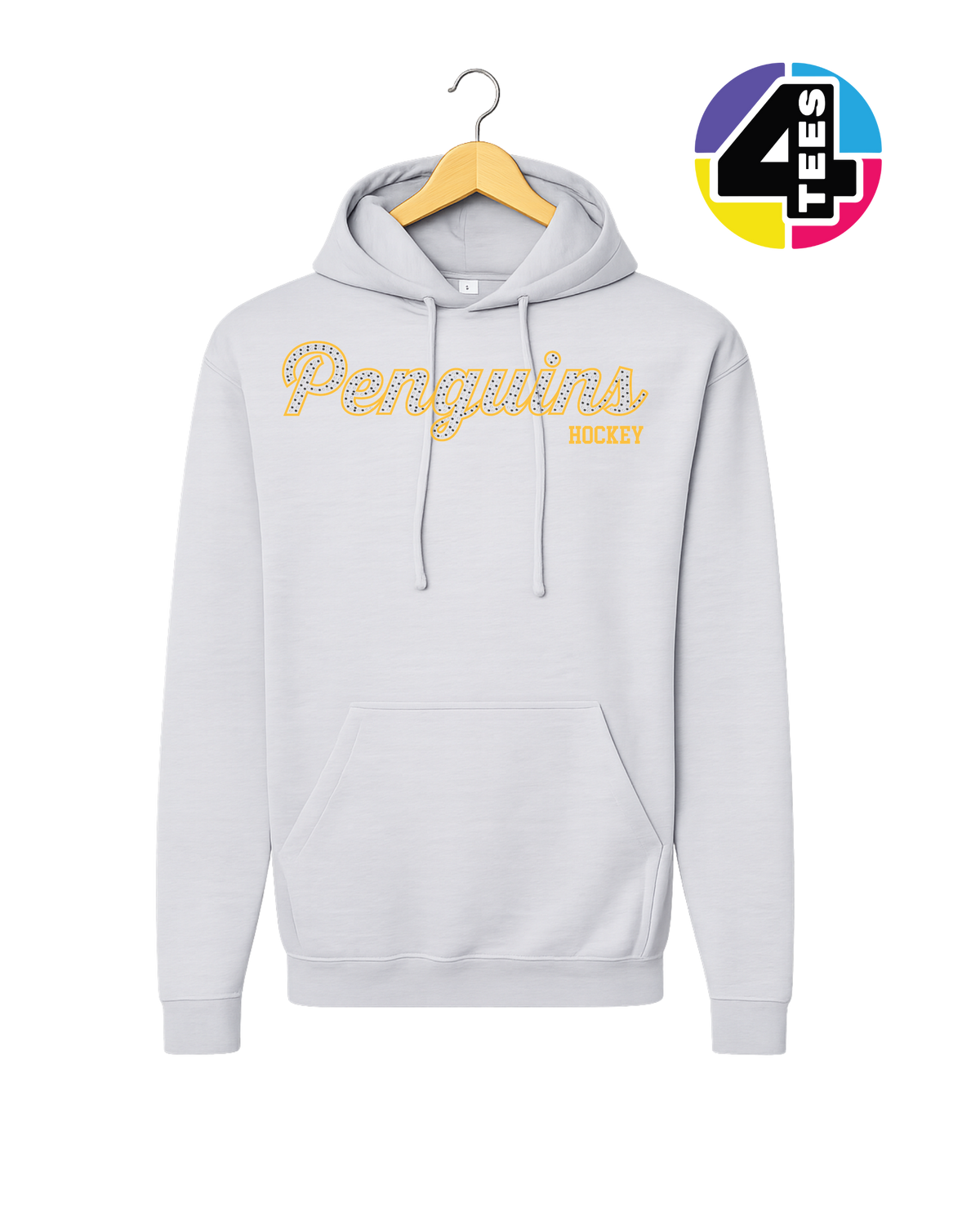 Penguins Spangle Hockey Hoodie