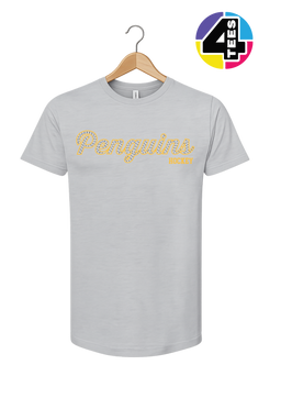Penguins Spangle Hockey Tee