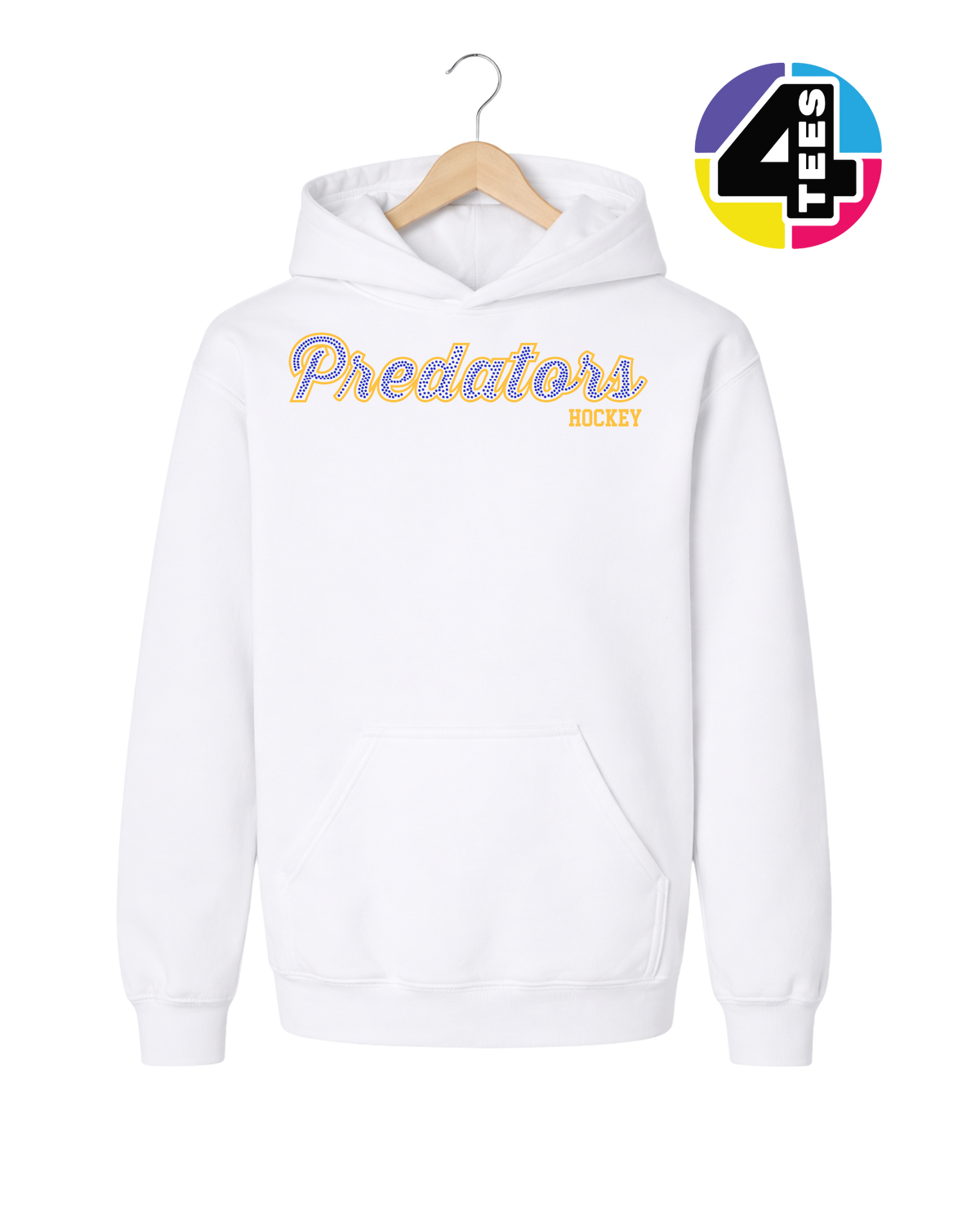 Predators Spangle Hockey Youth Hoodie