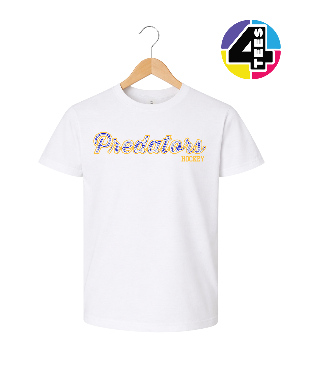 Predators Spangle Hockey Youth Tee