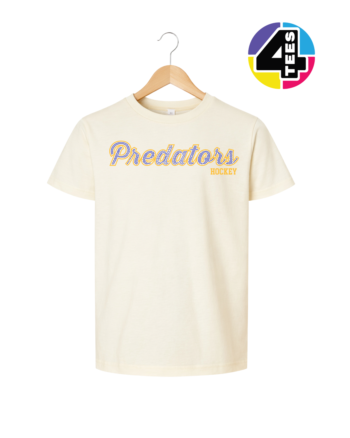 Predators Spangle Hockey Youth Tee