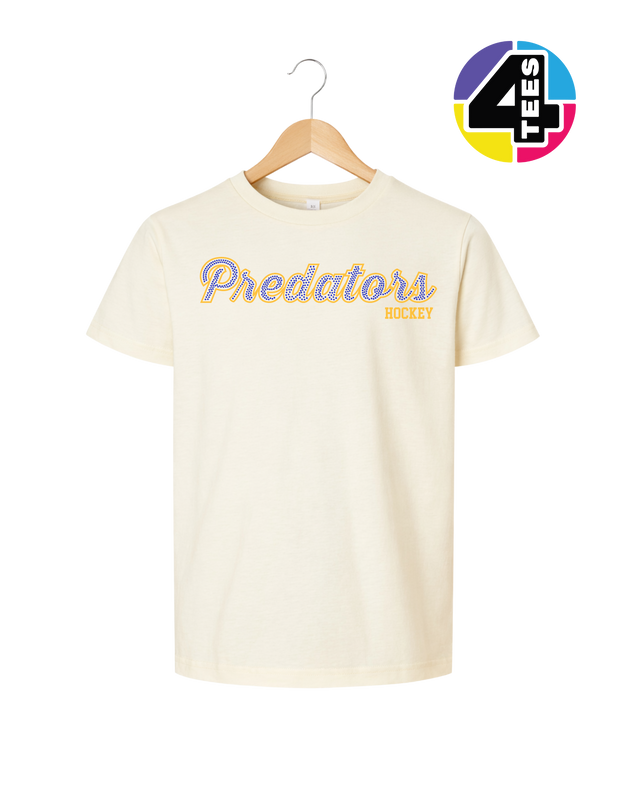 Predators Spangle Hockey Youth Tee