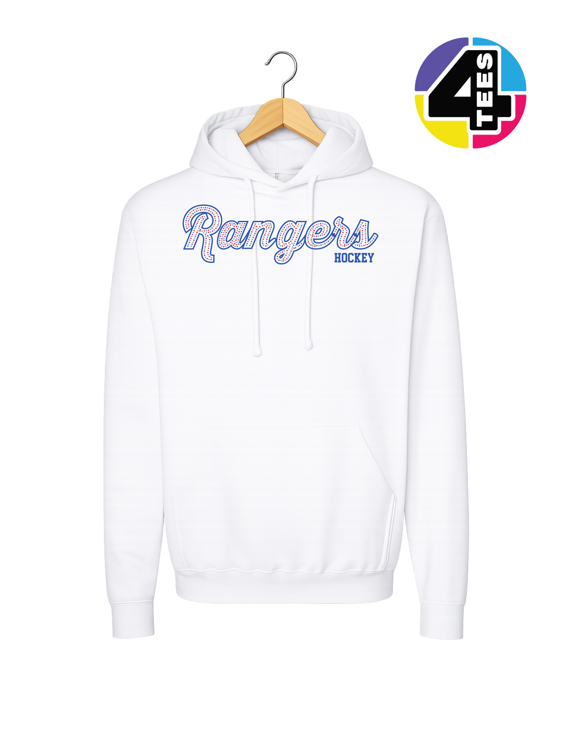 Rangers Spangle Hockey Hoodie