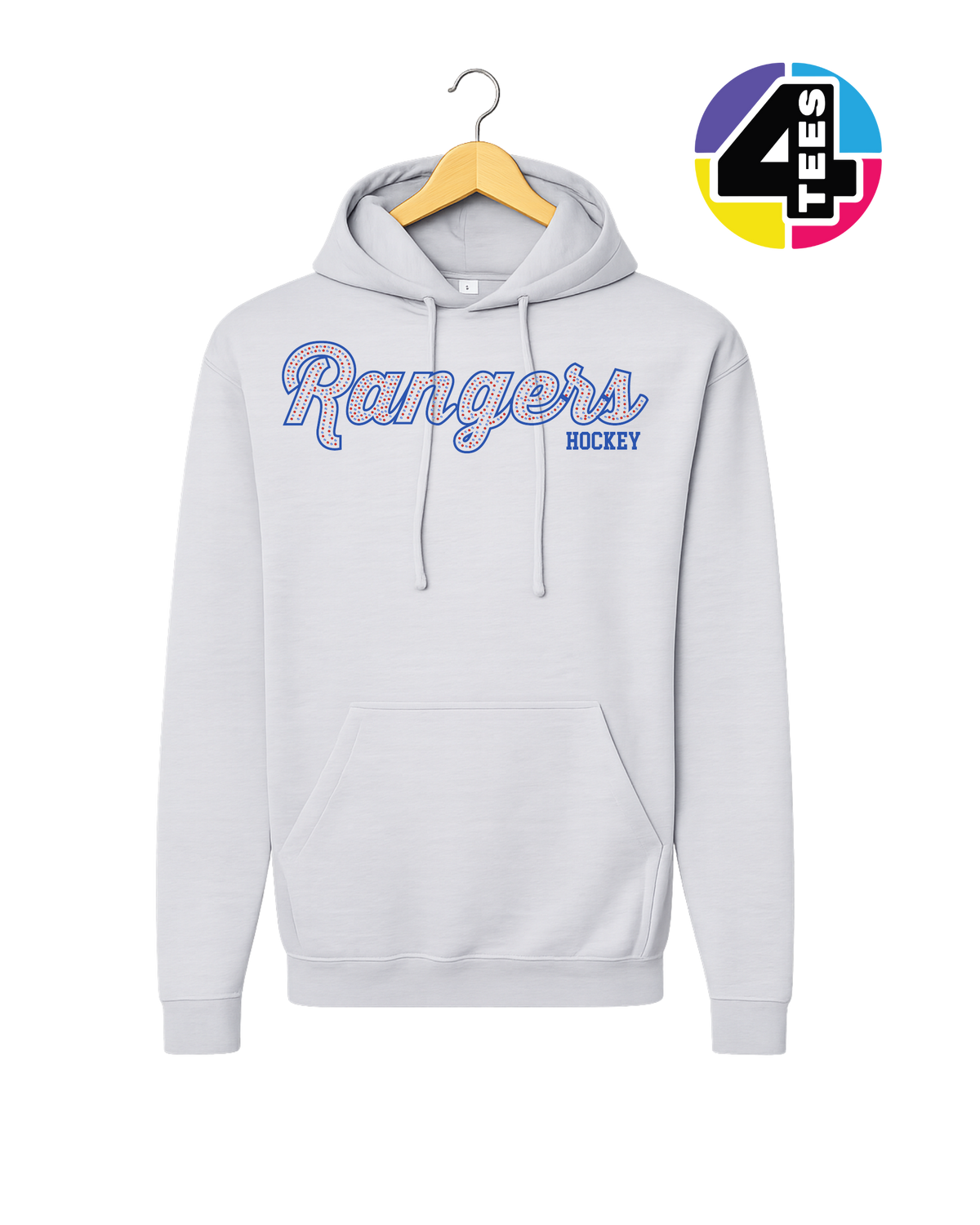 Rangers Spangle Hockey Hoodie