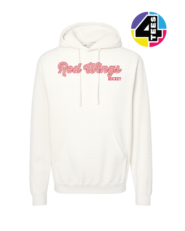 Red Wings Spangle Hockey Hoodie