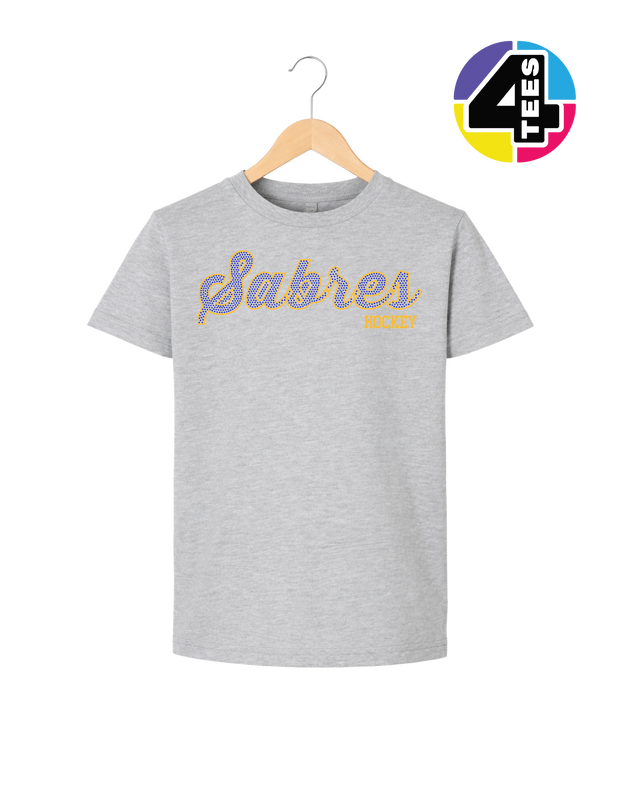Sabres Spangle Hockey Youth Tee