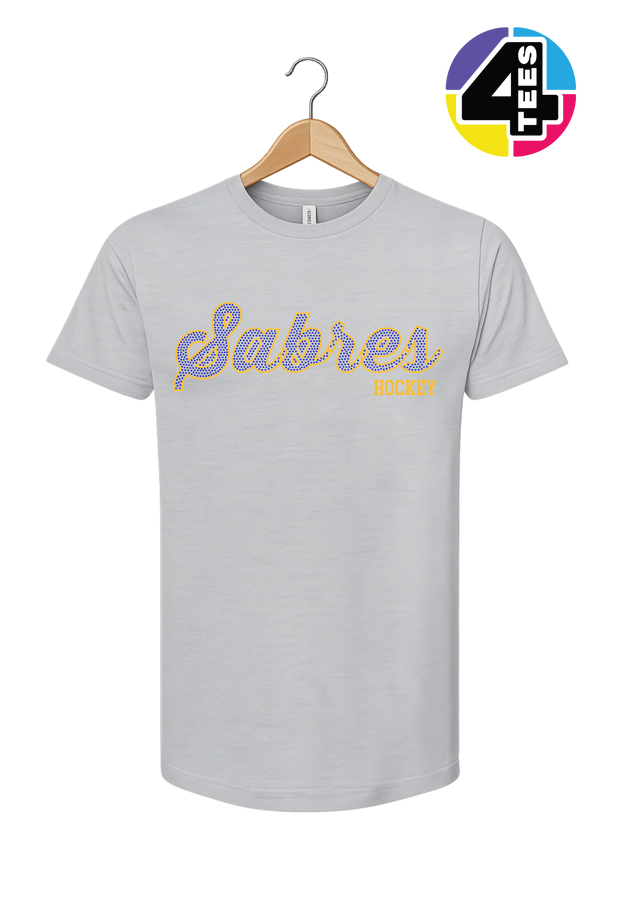 Sabres Spangle Hockey Tee