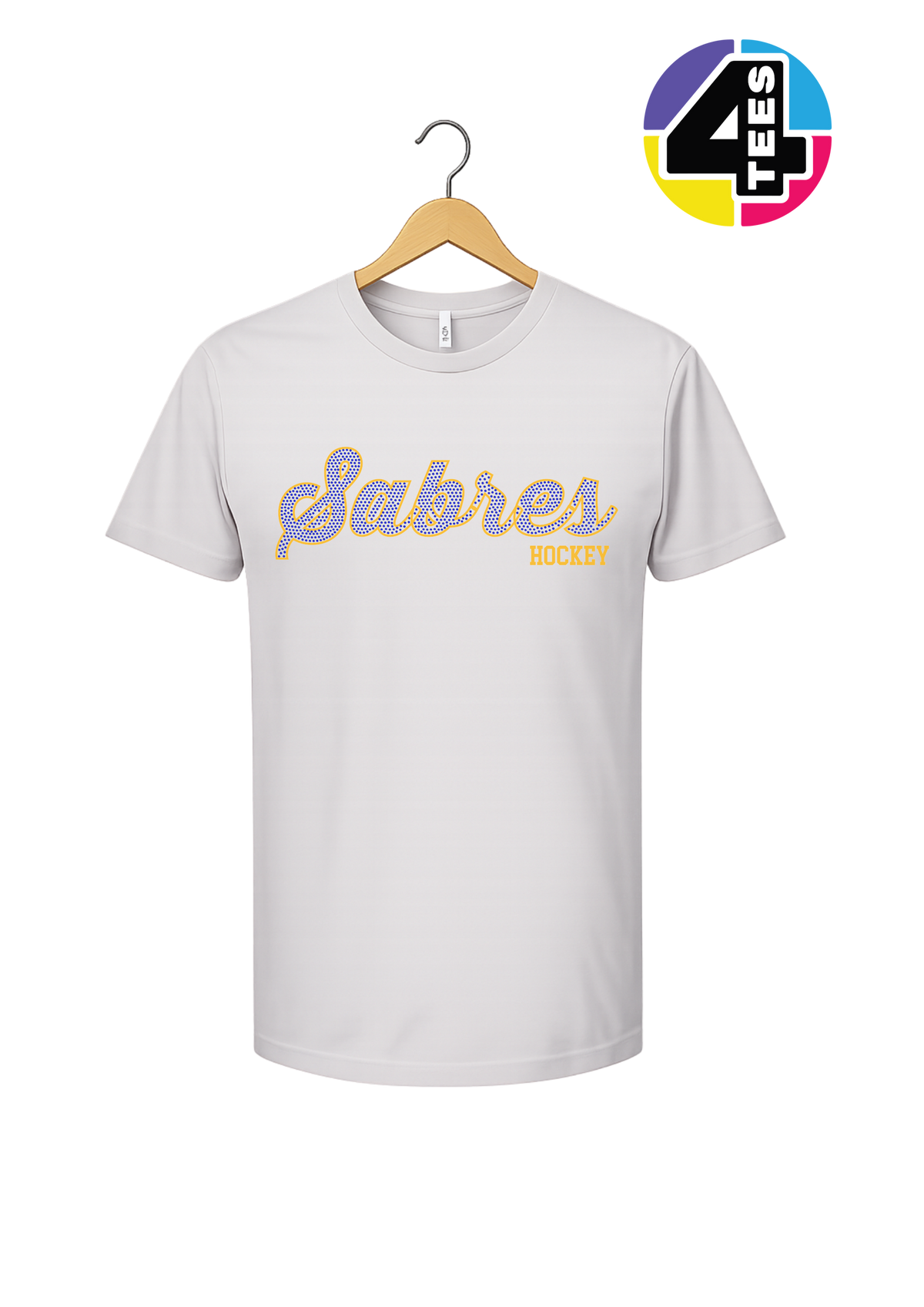 Sabres Spangle Hockey Tee