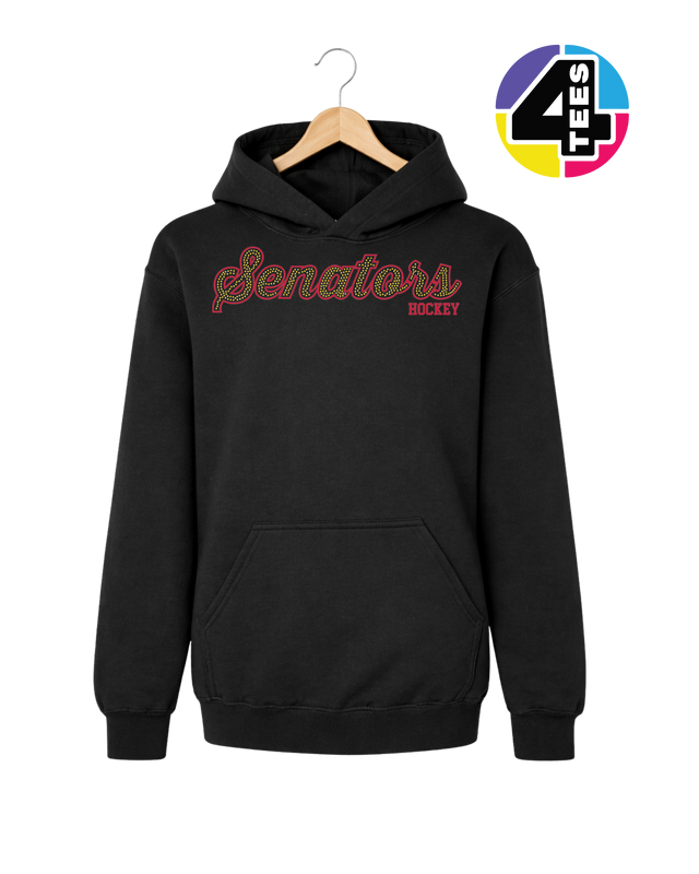Senators Spangle Hockey Youth Hoodie