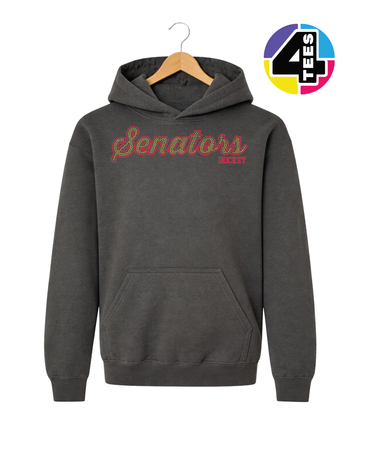Senators Spangle Hockey Youth Hoodie
