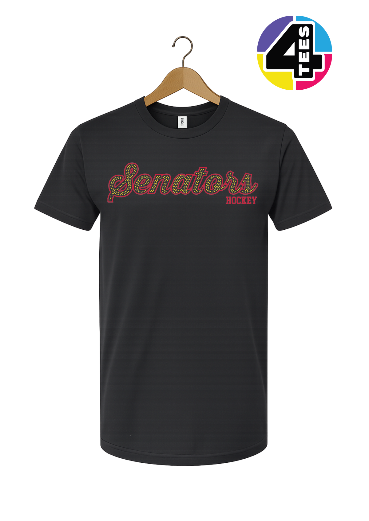 Senators Spangle Hockey Tee
