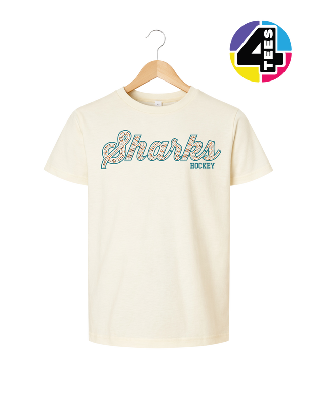 Sharks Spangle Hockey Youth Tee