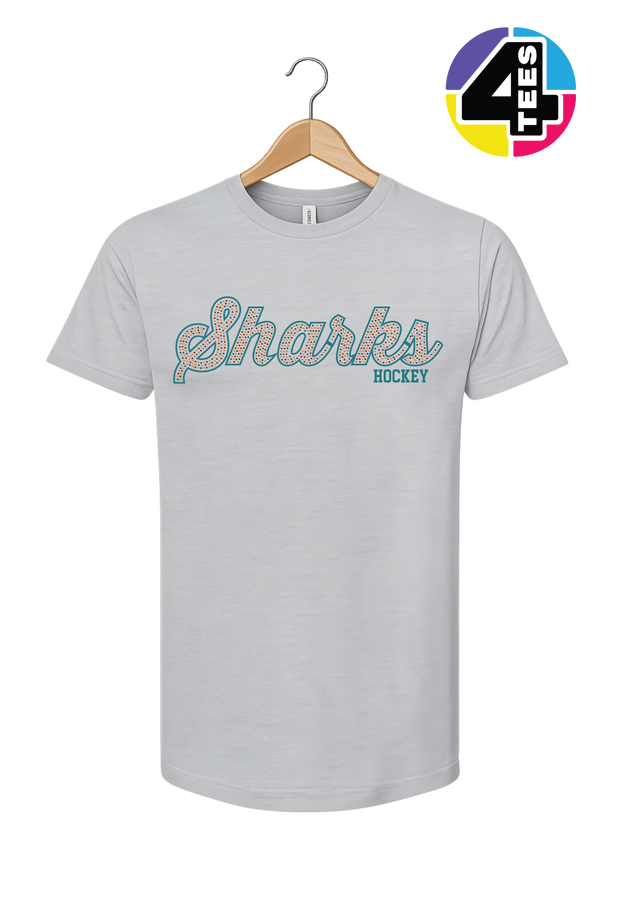 Sharks Spangle Hockey Tee