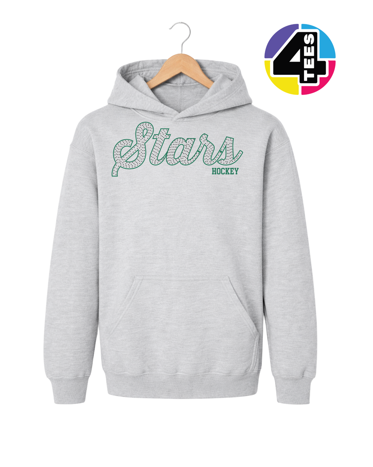 Stars Spangle Hockey Youth Hoodie