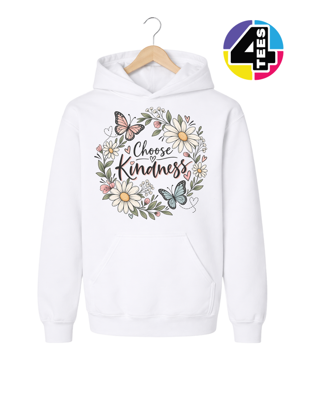Kindness in Bloom Youth Hoodie