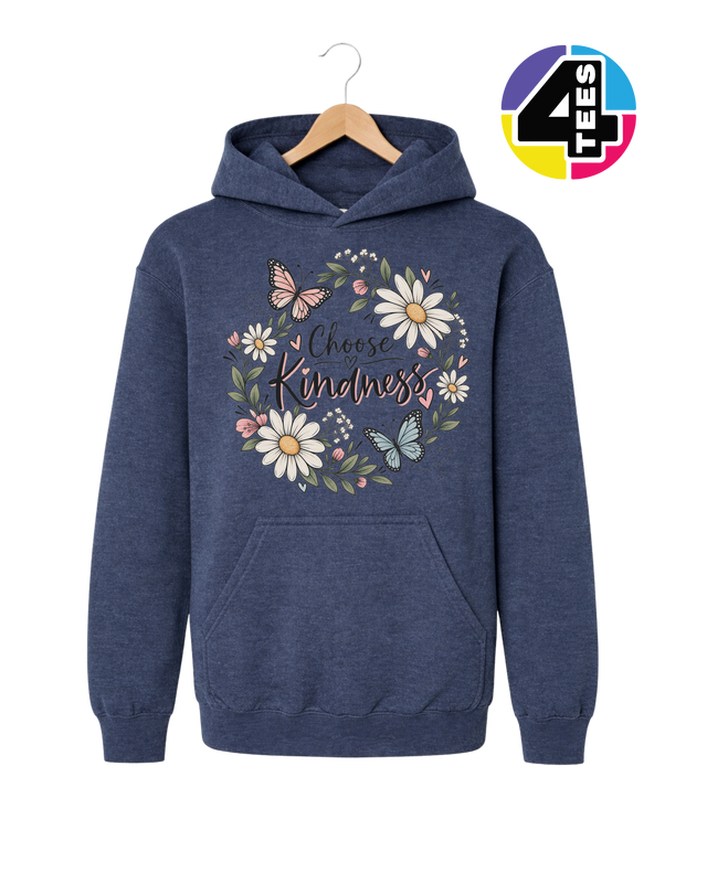 Kindness in Bloom Youth Hoodie