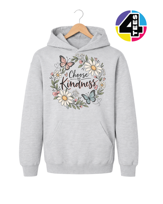 Kindness in Bloom Youth Hoodie