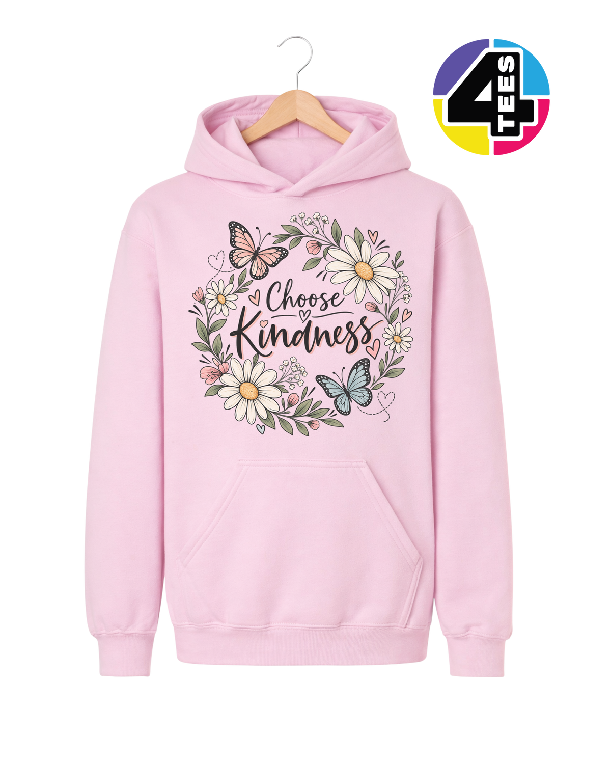 Kindness in Bloom Youth Hoodie