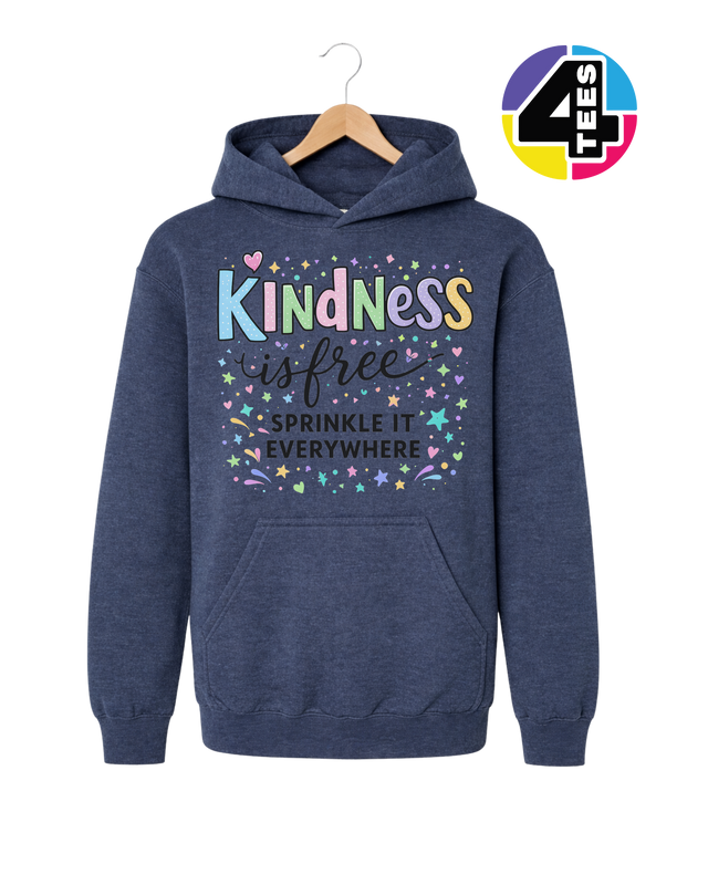 Kindness Is Free Youth Hoodie
