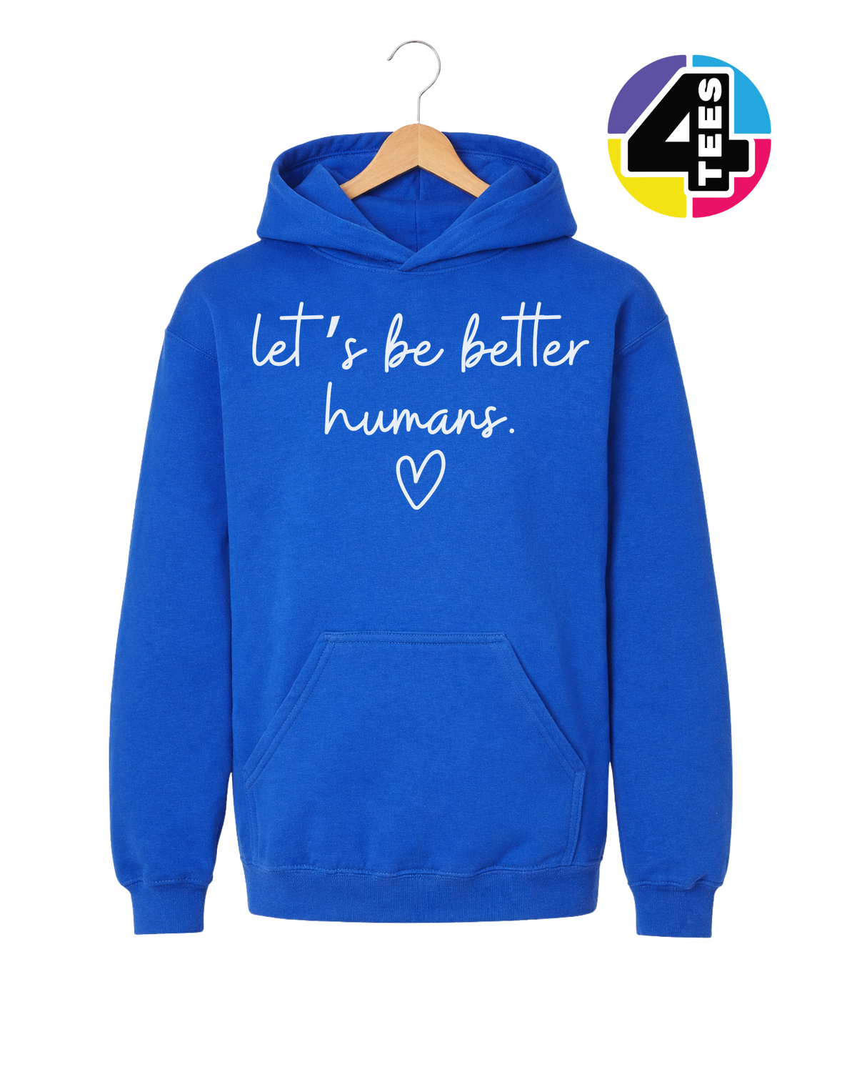 Let's Be Better Humans Youth Hoodie
