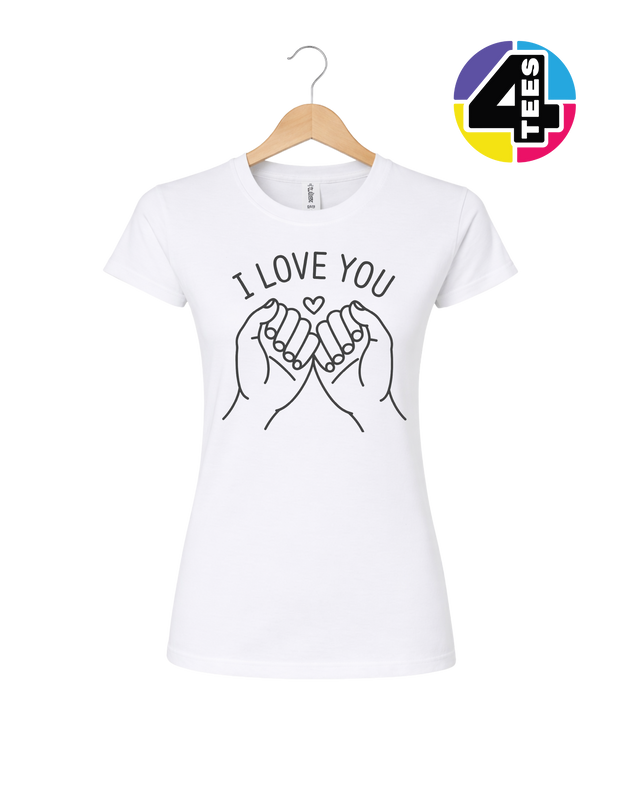 I Love You, Heart & Hands Women's Tee