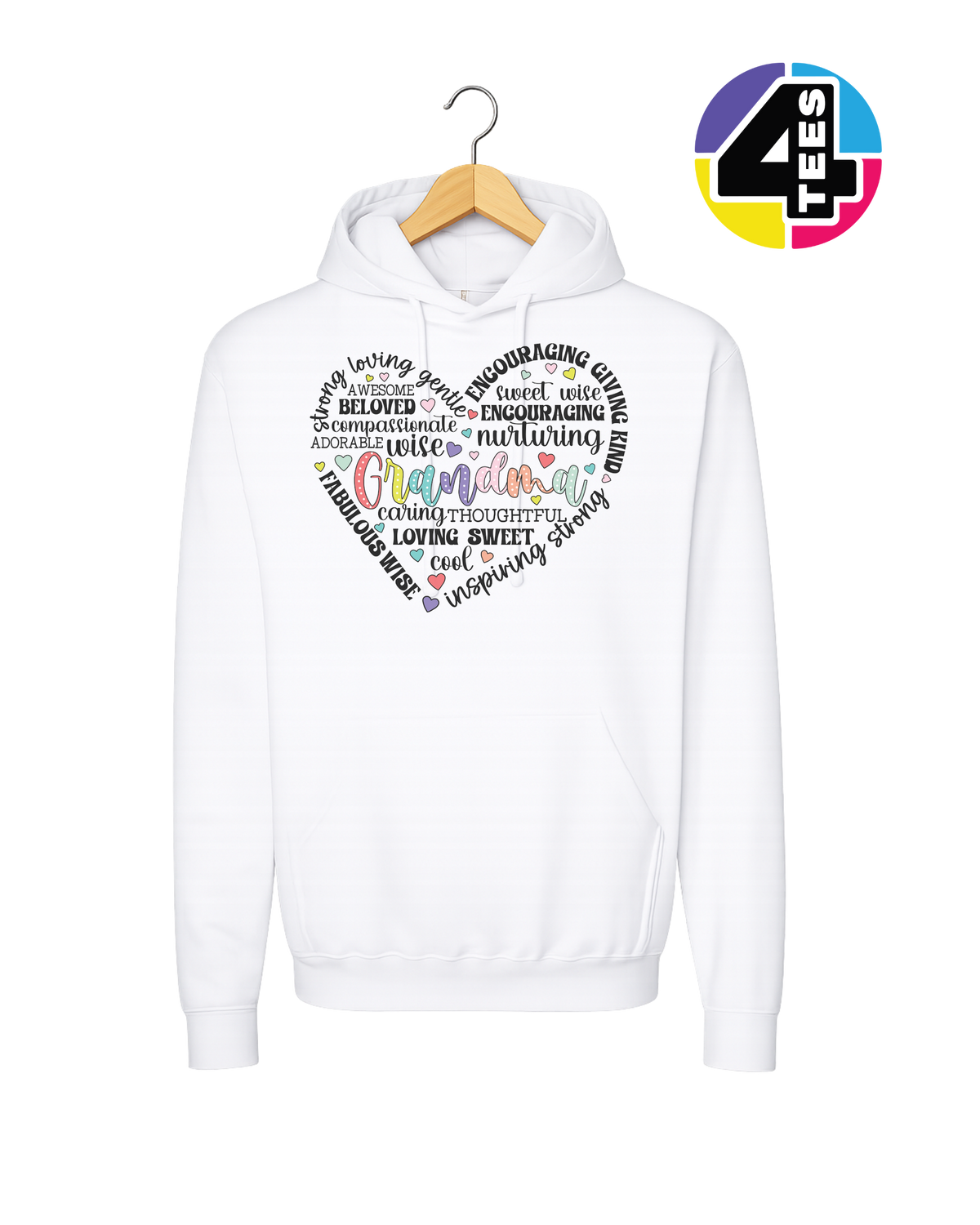 Grandma's Heart Parade Hoodie