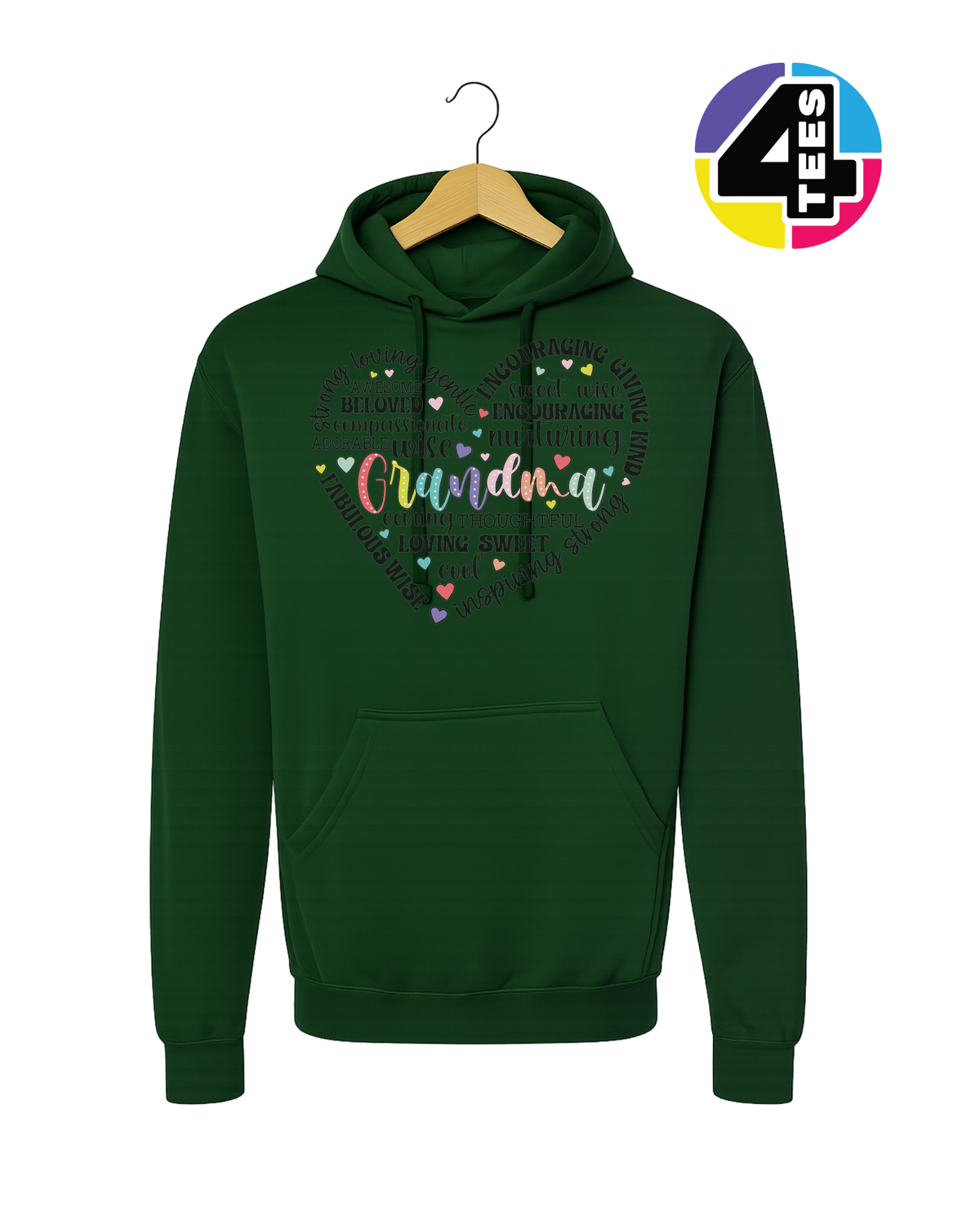 Grandma's Heart Parade Hoodie