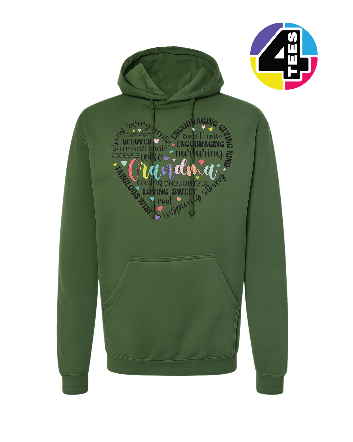 Grandma's Heart Parade Hoodie