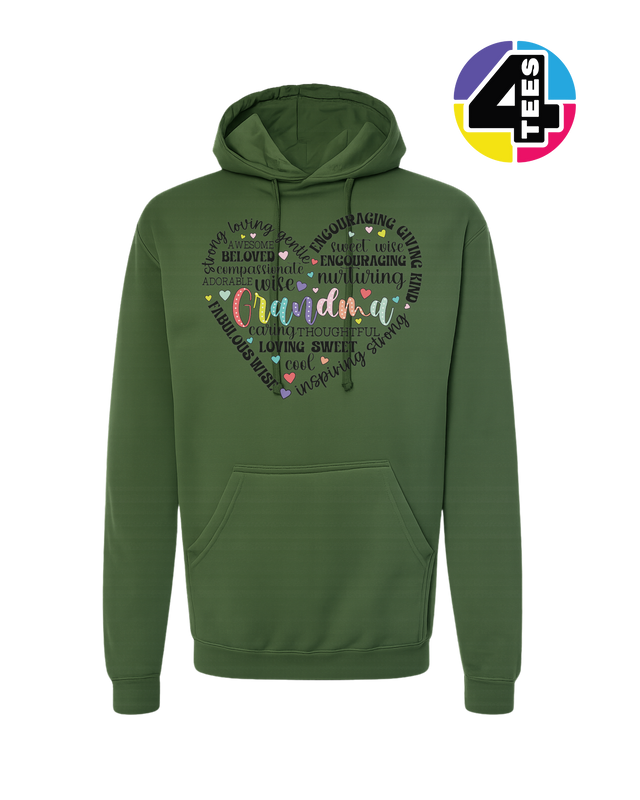 Grandma's Heart Parade Hoodie