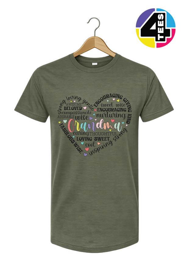 Grandma's Heart Parade Tee