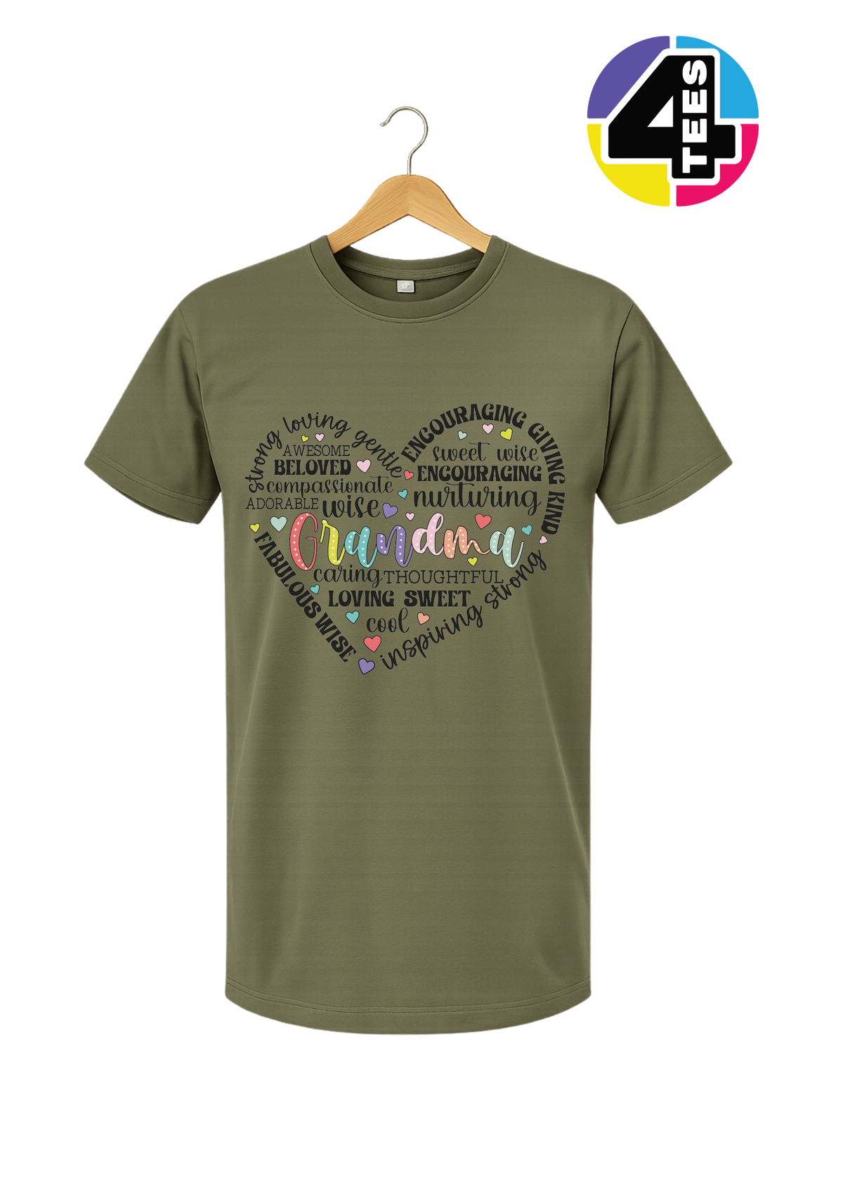 Grandma's Heart Parade Tee