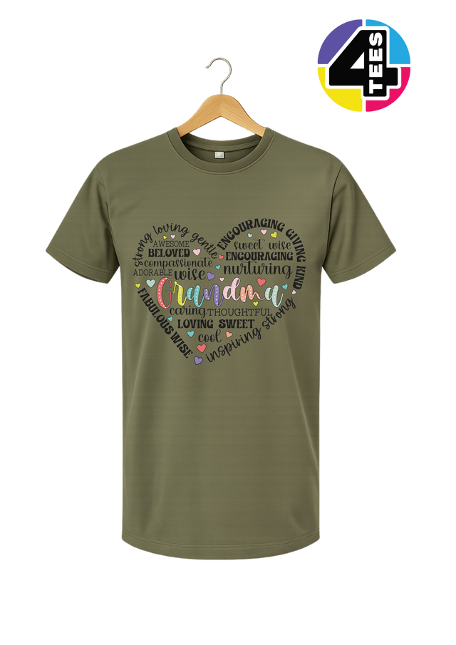 Grandma's Heart Parade Tee