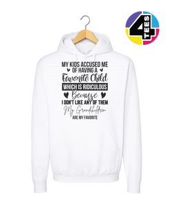 Grandma's Favorite Grandchild Hoodie