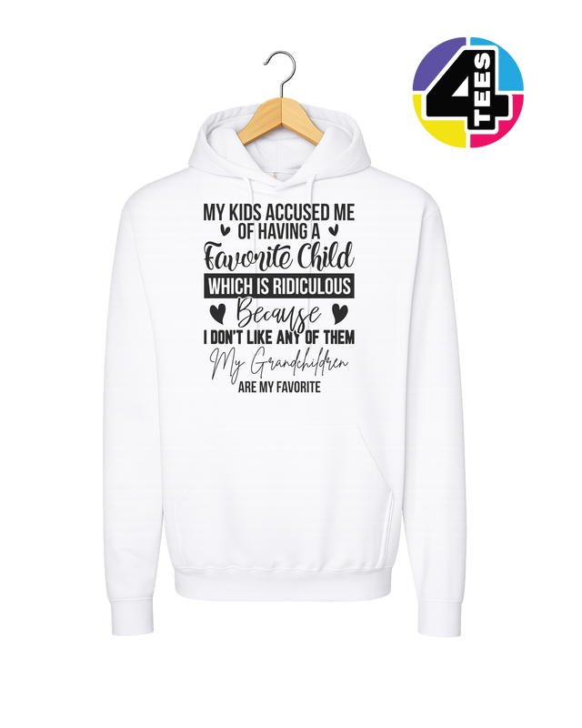 Grandma's Favorite Grandchild Hoodie