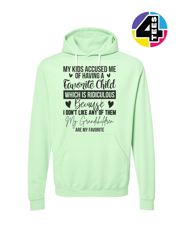 Grandma's Favorite Grandchild Hoodie
