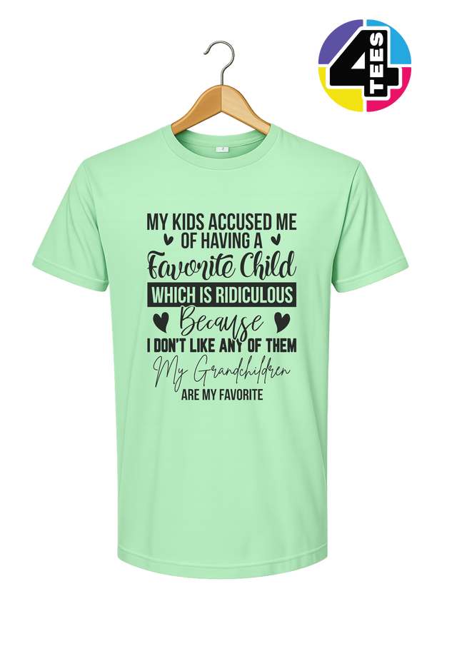 Grandma's Favorite Grandchild Tee