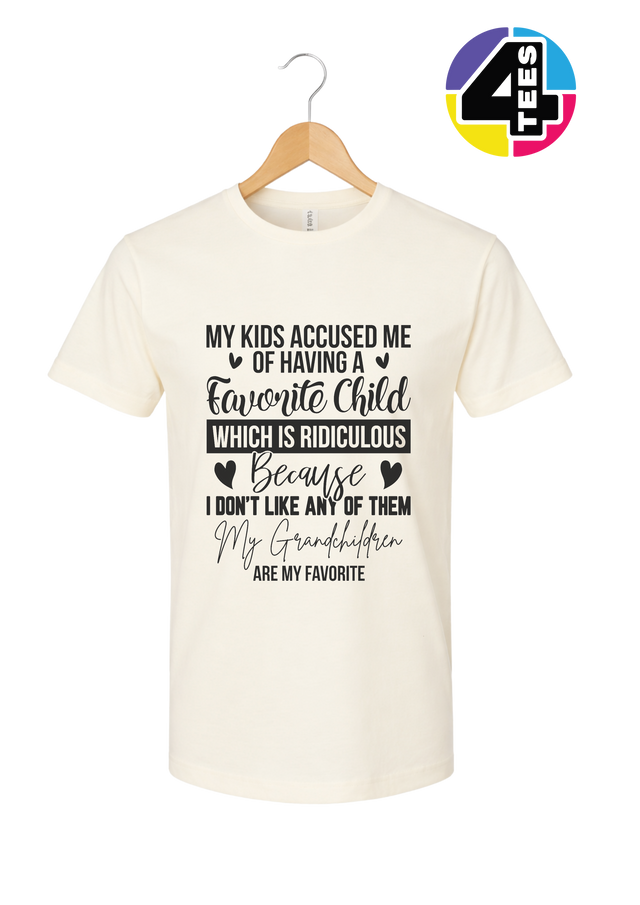 Grandma's Favorite Grandchild Tee