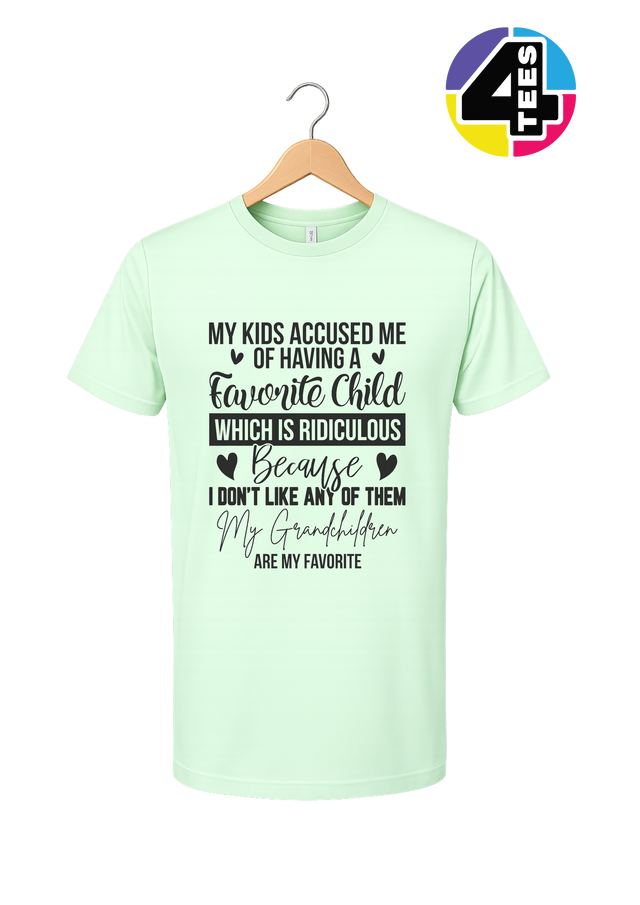 Grandma's Favorite Grandchild Tee