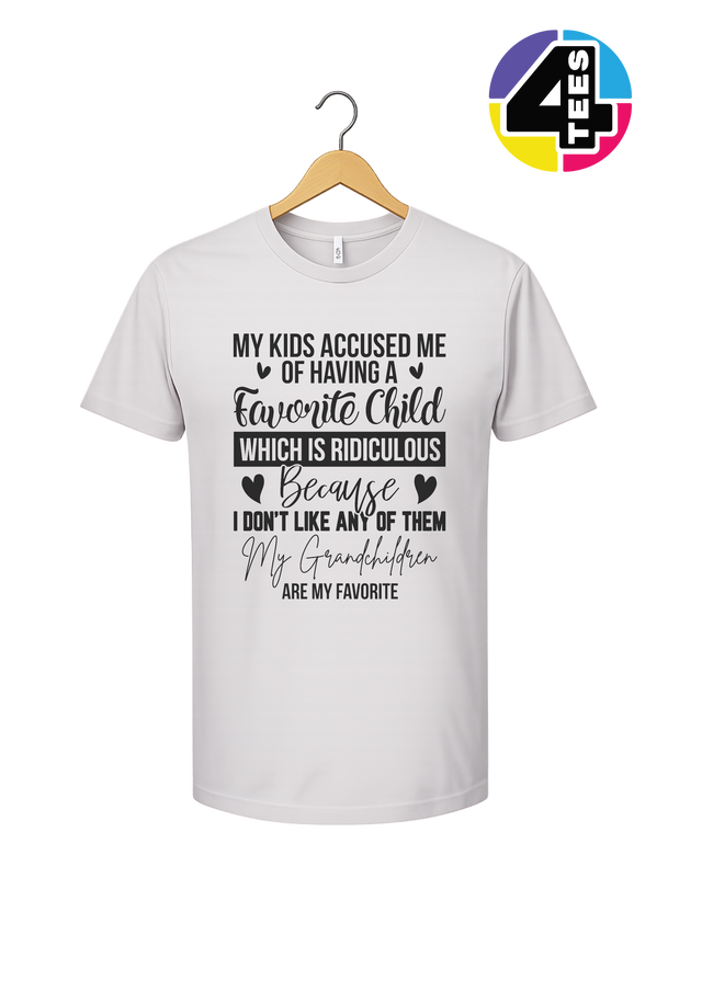Grandma's Favorite Grandchild Tee
